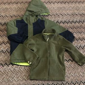 Cat & Jack 3-in-1 green jacket